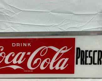 Coca-Cola Light-Up Hanger Sign with Lexan Faces, 38×18 Inches