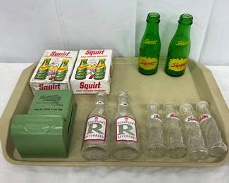 Squirt, Dr Pepper, and Soft Drink Memorabilia Items