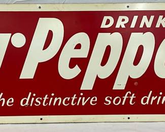 30x12 Dr Pepper Metal Sign, G-128