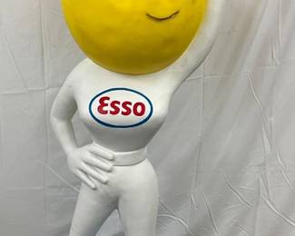 65x31 Esso Drip Drop Girl Fiberglass Store Display 