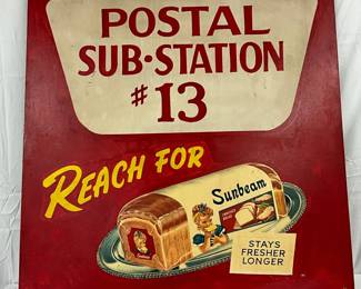 Sunbeam Bread Masonite Sign