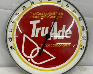 12in. Tru-Ade Glass Face Thermometer