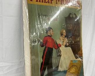 Early Philip Morris Cigarette CB Advertising Sign, Measures 26x43 