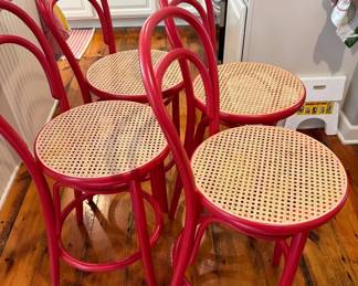 Ton counter height bentwood chairs