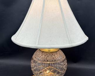 Waterford Crystal Lamp w/ Shade, 2/2