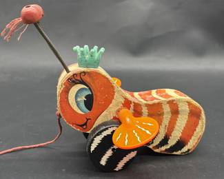 Vintage Fisher Price Buzzy Bee Pull Along Toy