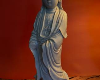 Sculpture of Gwan Yin, blanc de chine
