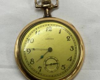 Gold-Filled Elgin Pocket Watch with Open-Face Design