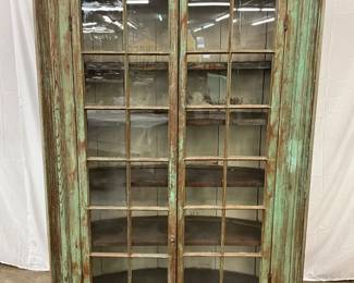 1830 Barrel-Back Wooden Cupb