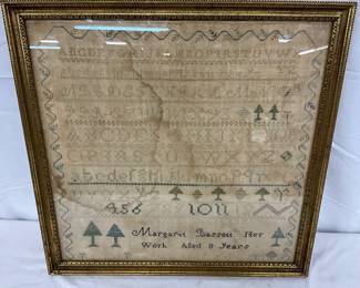 Sampler by Margaret Bassett