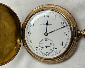 Elgin National Watch Co. Gold-Plated Pocket Watch, Manual Wind