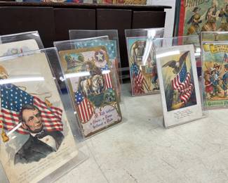 American patriotism, flags, historical