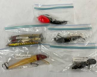 Pike Day-Glo Devil Horse Vintage Fishing Lures (1920s-30s)