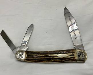 Limited Edition Fight’n Rooster 3-Blade Knife, 4 of 10, Stag Handle
