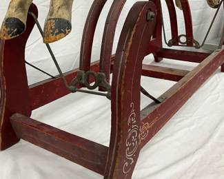 Painted Red Cradle Base