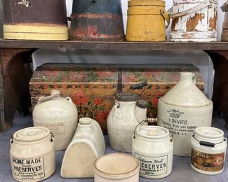 Stoneware Crocks, Jars, and Jugs