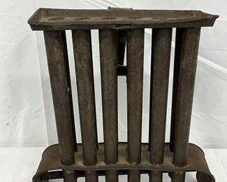 1865 12-Hole Metal Candle Mold, 10x10