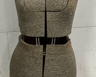 1935 Adjustable Dress Form with Metal Stand
