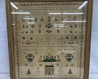 1820 English Sampler