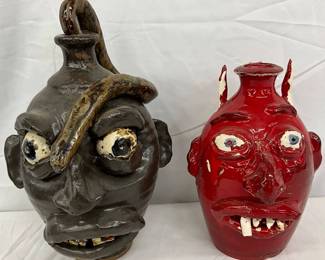 1/2- 1 G Devil Face Jugs