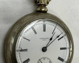 The case is marked as sterling silver - date of February 19, 1884