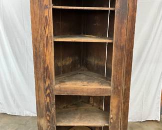 NC Prim Pine Corner Cupb