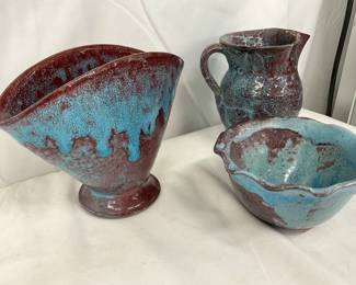 CHINESE BLUE POTTERY