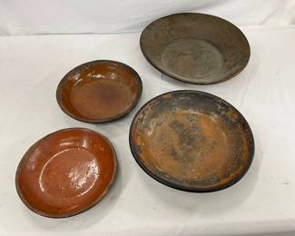 Redware and Stoneware Bowls