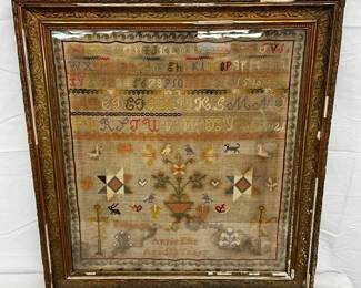 1850 English Sampler