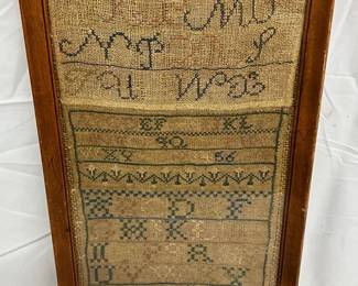 Sampler with Text and Symbols
