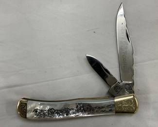 Collector’s Mother-of-Pearl Folding Pocket Knife by Hen & Rooster, 4 of 6