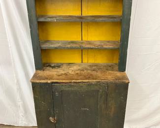 Cupboard with Mustard Interior