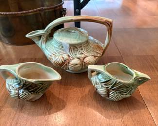 a vintage McCoy tea set
