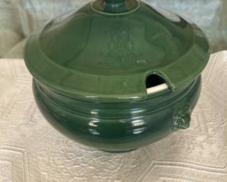 Rare Vintage Emile Henry Lion Head Soup Tureen