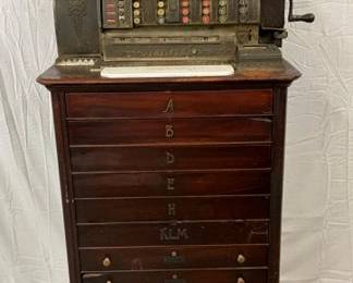 NATIONAL BRASS CASH REGISTER