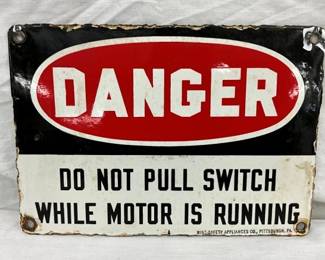 PORC.DANGER SIGN 10X7