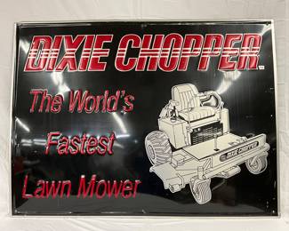 EMB. DIXIE CHOPPER SIGN