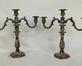 PAIR REED & BARTON CANDLE STICKS