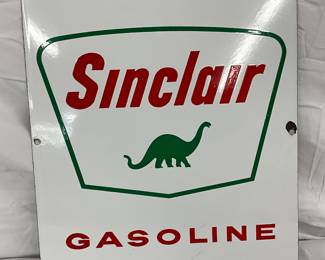 PORC.SINCLAIR PUMP PLATE W/ DINO