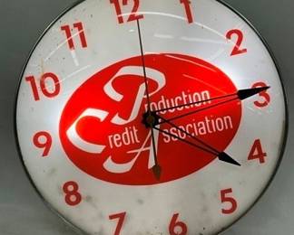 CREDIT ASSOCIATION LIGHTUP CLOCK