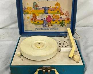 PLAYTIME CARE BEARS RECORD PLAYER