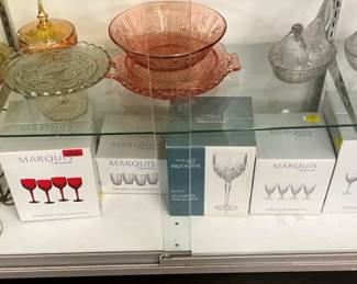 VARIOUS PIECES CARNIVAL GLASS