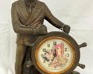 14" "MAN OF THE HOUR" PARLOR CLOCK