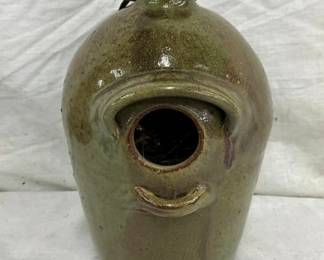SID LUCK POTTERY BIRDHOUSE