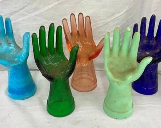 COLLECTION GLASS HAND STORE DISPLAYS