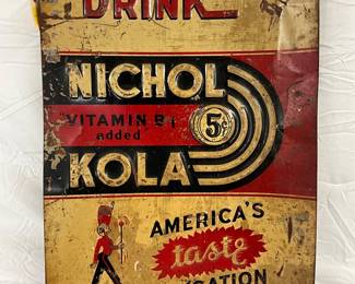 DRINK NICHOL KOLA SIGN