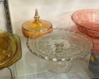 VARIOUS PIECES CARNIVAL GLASS