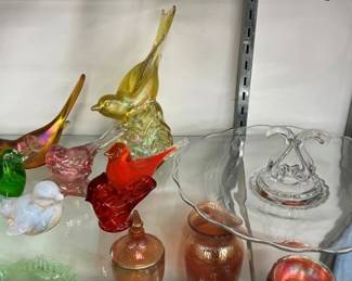 HANDBLOWN BIRDS FENTON AND OTHERS