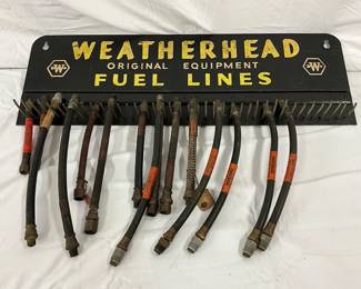 WEATHERHEAD FUEL LINE RACK W/ PRODUCT
