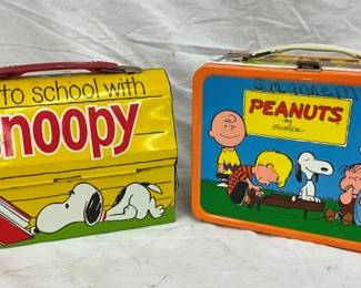 1959 AND 1968 PEANUT LUNCH BOXES